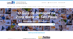 Desktop Screenshot of listazn.com.br