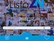 Tablet Screenshot of listazn.com.br